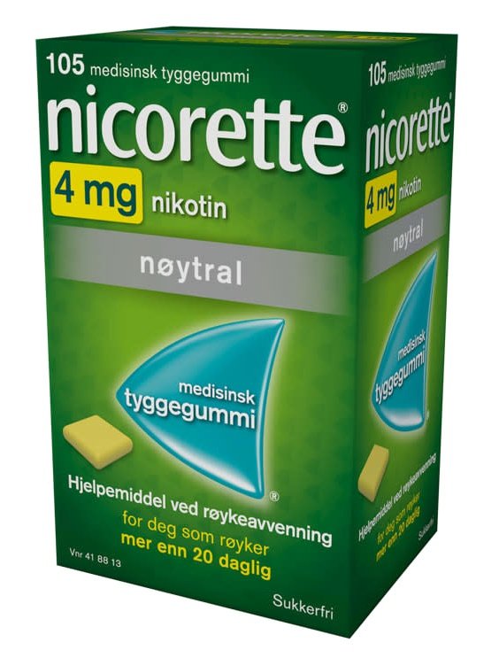 Nicorette Classic 4Mg 105stk