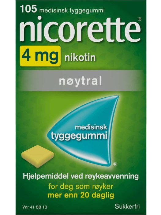 Nicorette Classic 4Mg 105stk
