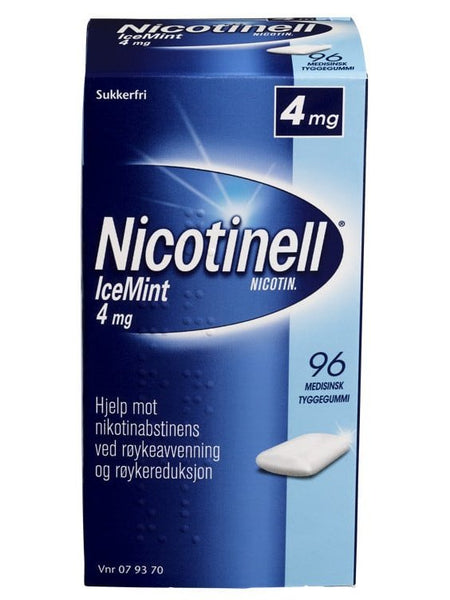 Nicotinell Icemint Tyggegummi 4Mg 96stk