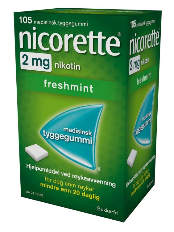 Nicorette Freshmint 2Mg 105stk