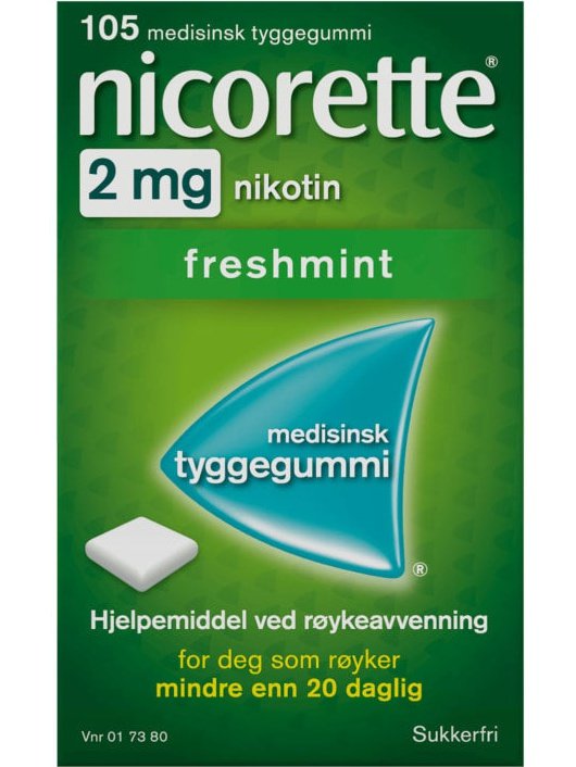 Nicorette Freshmint 2Mg 105stk