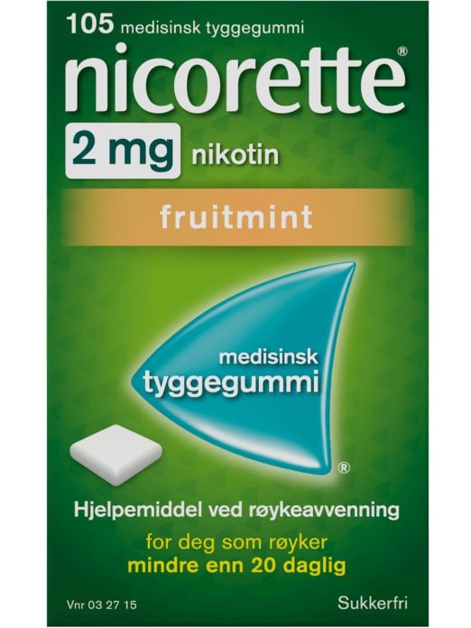 Nicorette Fruitmint 2Mg 105stk