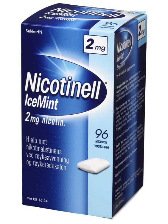Nicotinell Icemint Tyggegummi 2Mg 96St