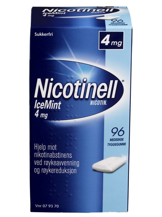 Nicotinell Icemint Tyggegummi 4Mg 96stk