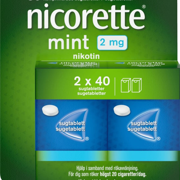 Nicorette Coolmint Sugetablett 2Mg 80stk